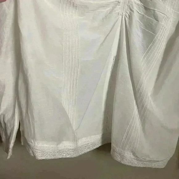 Farm Rio White Lace Blouse Size Large - Picture 3 of 13